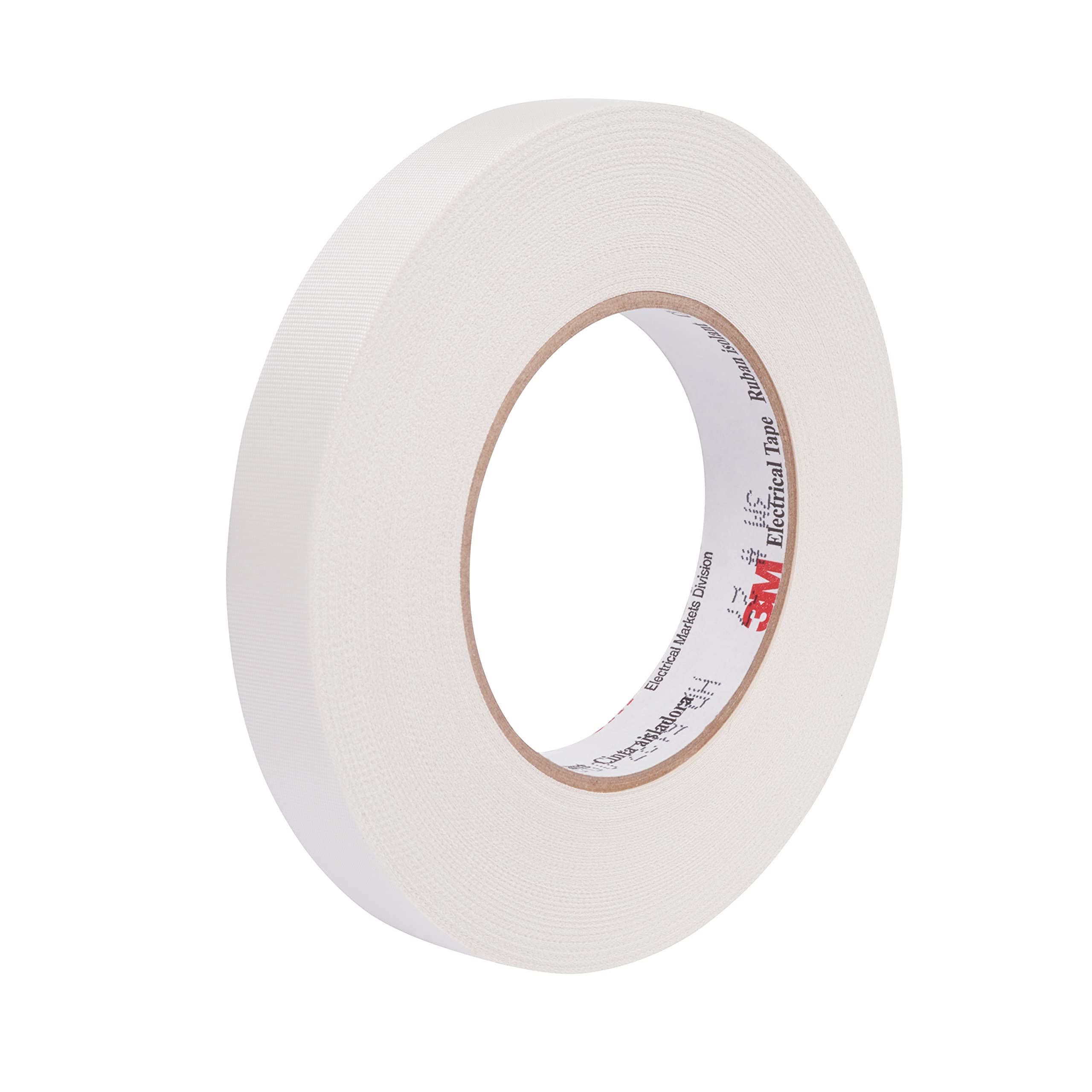 3M, 3M Glass Cloth Electrical Tape 27, in x 66 ft, 1 Roll, Non-Corrosive Adhesive, Pressure Sensitive, High Temperature, Corrosion Protection, 7-mil Woven