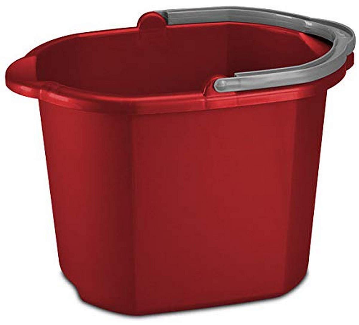 STERILITE, 6 Paquets - Sterilite Model 1121 - 16QT RED Dua Spout Pail