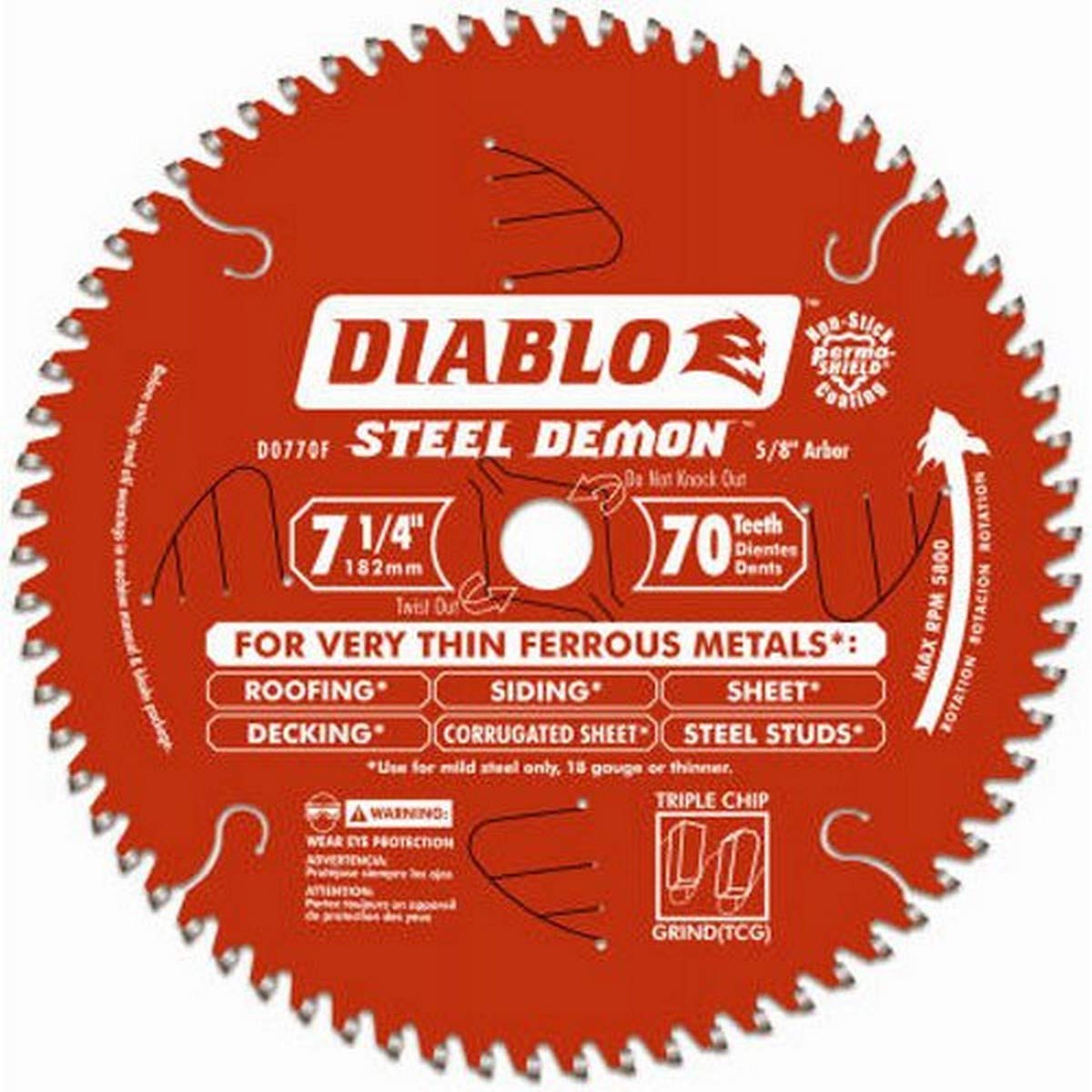 Diablo, 7-1/4 X 70 FERREUX ULTRAFIN