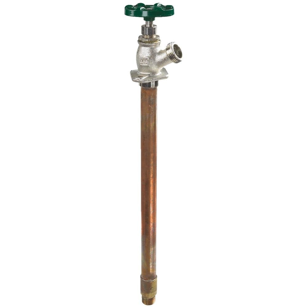 Arrowhead Brass & Plumbing, ARROWHEAD BRASS & PLUMBING 456-12LF 12" BRS Wall Hydrant