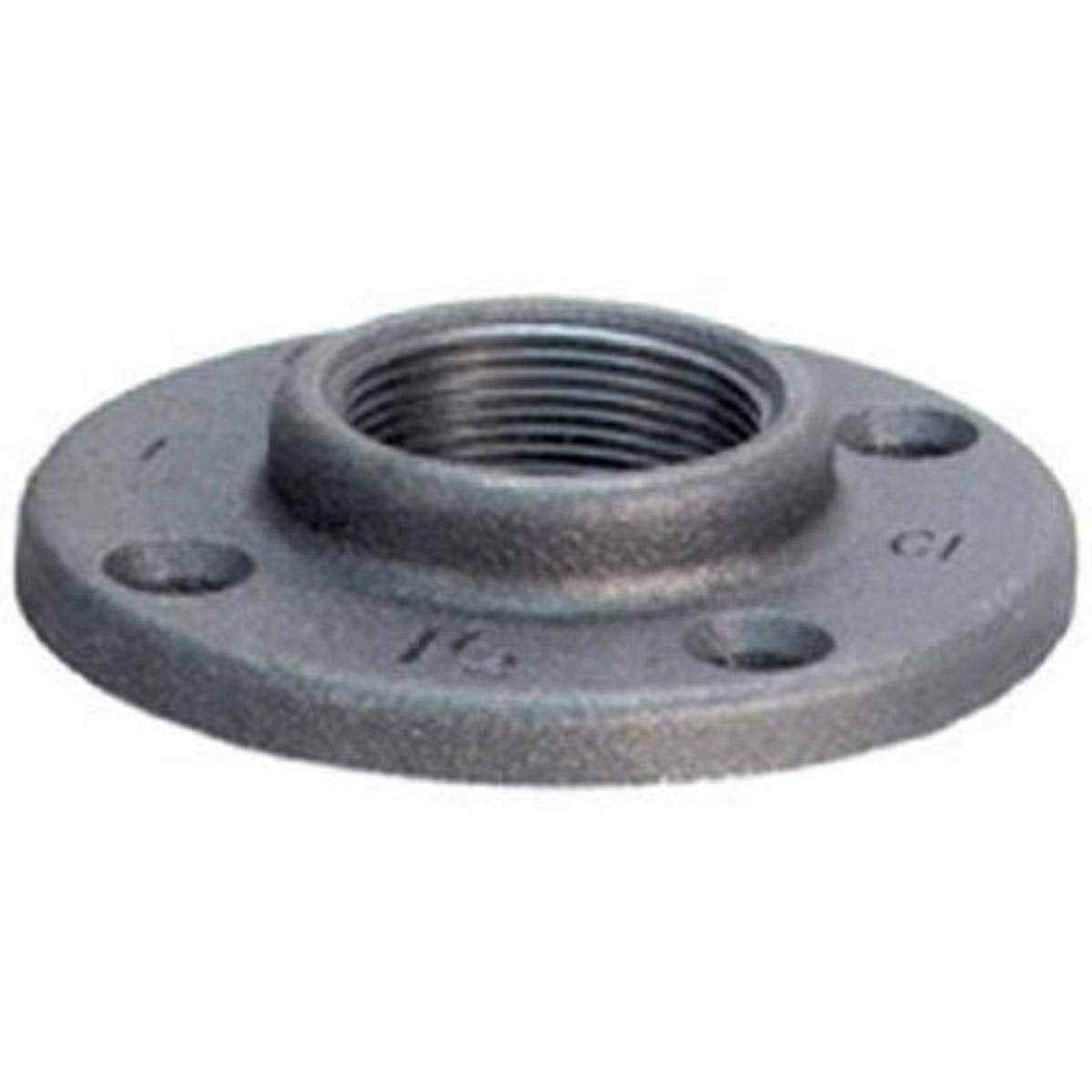 Anvil International, Anvil 8700163853, raccord de tuyau en fonte malléable, bride de sol, 1/2" NPT femelle, finition noire