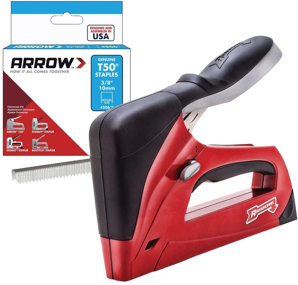 JOE's Factory Outlet, Arrow Fastener T50RED Pro Staple Gun