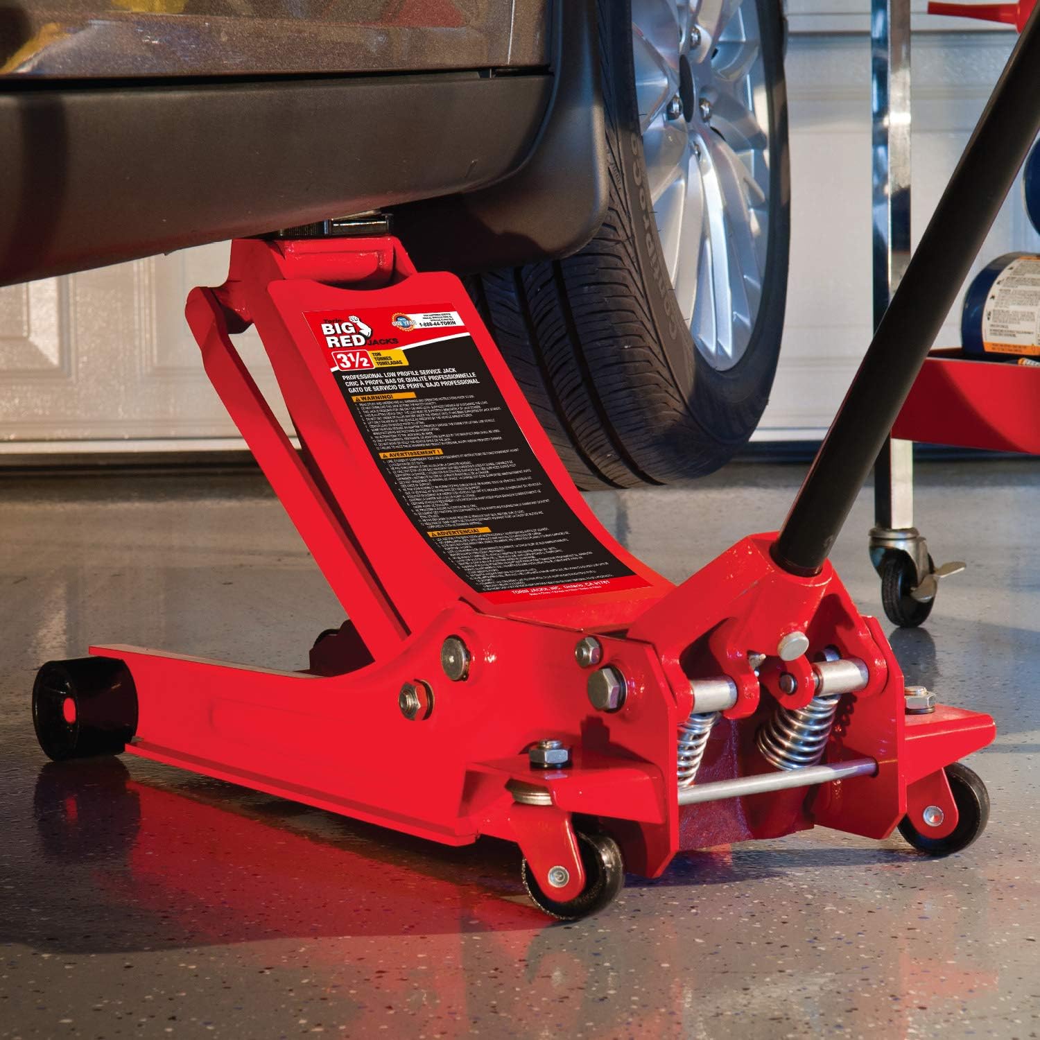 Torin, Big Red 3.5 Ton Hydraulic Low Profile Service Floor Jack