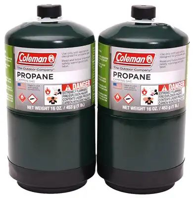 Worthington, Bouteille de camping au propane Coleman, 16oz, 2 packs