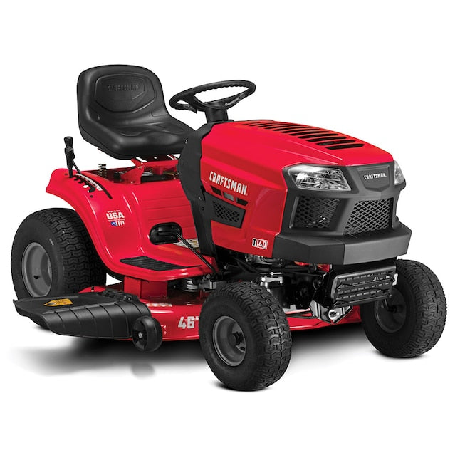 Artisan, CRAFTSMAN T140 18.5-HP Automatic 46-in Riding Lawn Mower [Remanufactured] (Tondeuse à gazon autoportée de 46 pouces)