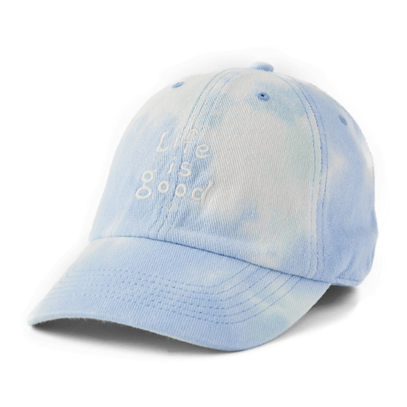 La vie est belle, Casquette Vintage Tie Dye avec mot-symbole superposé