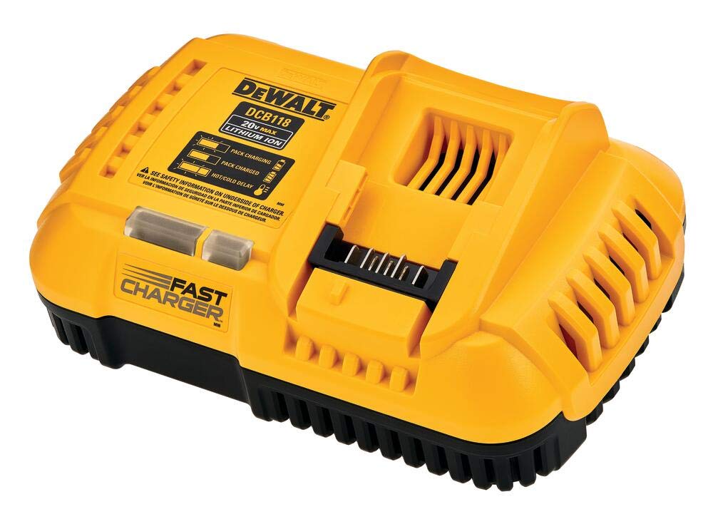 DEWALT, Chargeur DEWALT FLEXVOLT 20V MAX*, charge rapide (DCB118)