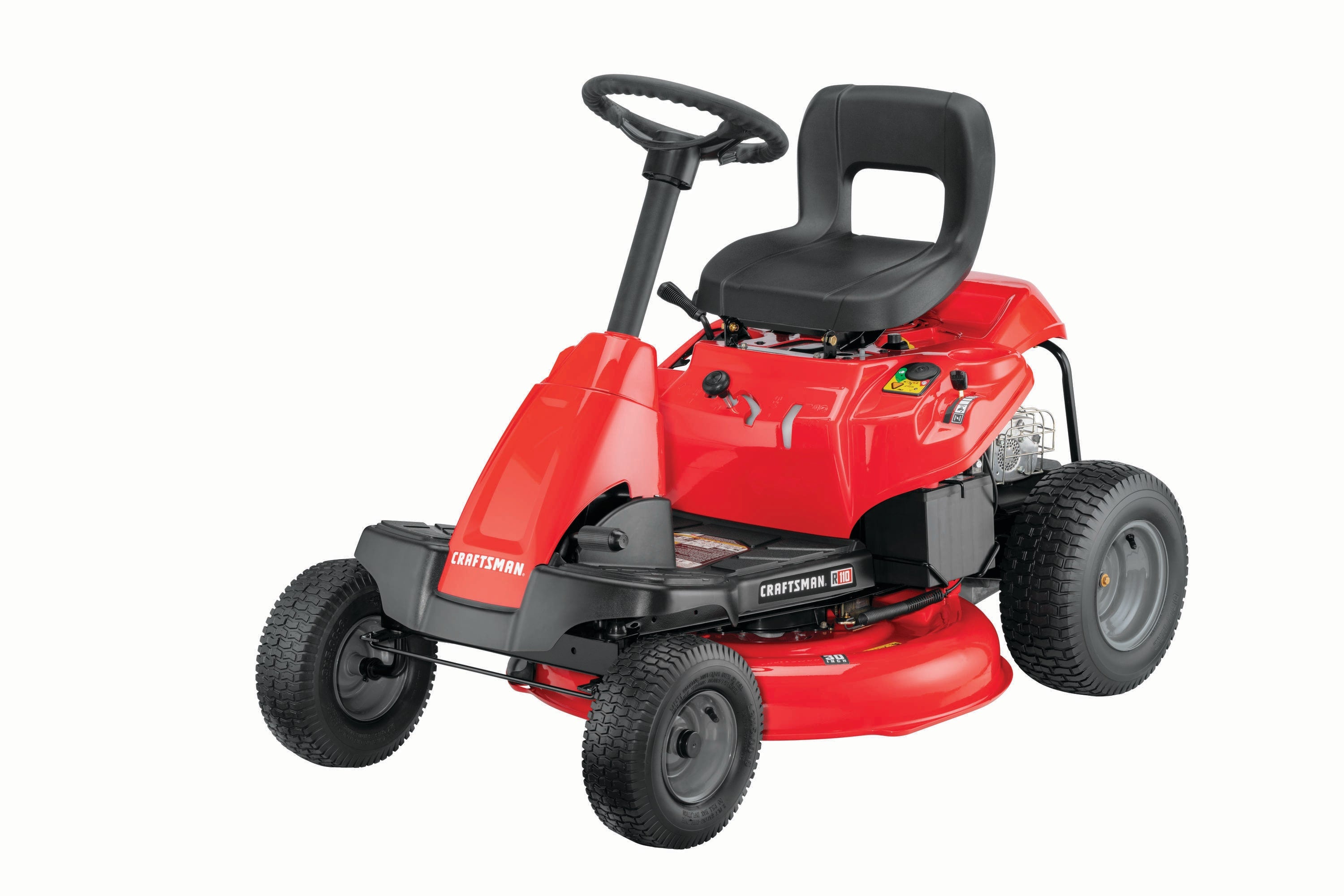 Artisanat, Craftsman R110 11.5-HP Manual/Gear 36-in Riding Lawn Mower with Mulching Capability (tondeuse à gazon autoportée de 36 pouces avec capacité de déchiquetage)