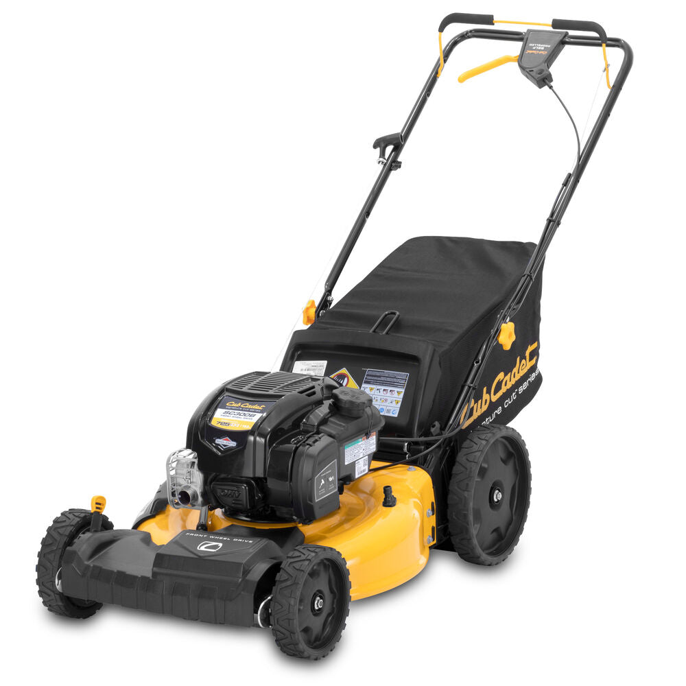 Cub Cadet, Cub Cadet 21 in. 163cc Briggs And Stratton Engine SC300B Front Wheel Drive 3-in-1 Gas Self Propelled Walk Behind Lawn Mower