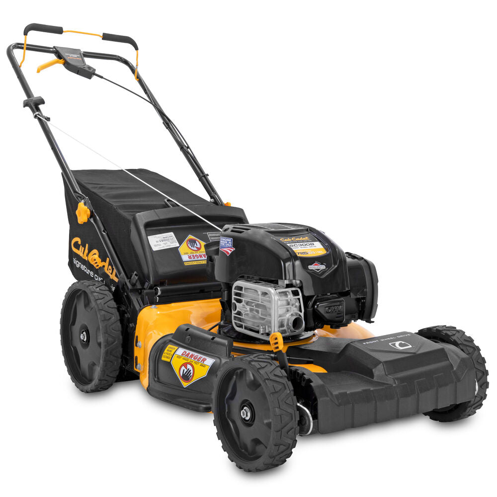 Cub Cadet, Cub Cadet 21 in. 163cc Briggs And Stratton Engine SC300B Front Wheel Drive 3-in-1 Gas Self Propelled Walk Behind Lawn Mower