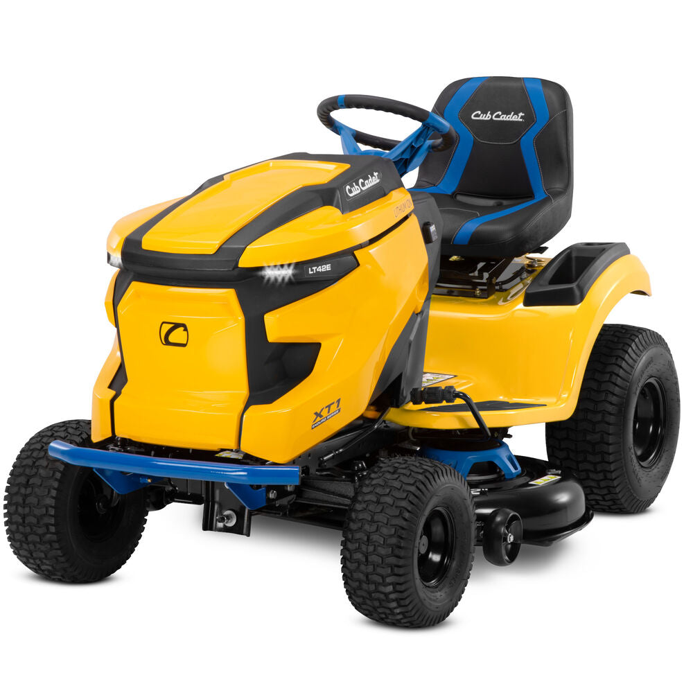 Cub Cadet, Cub Cadet XT1 Enduro LT 42 IN. 56-Volt MAX 60Ah Batterie Lithium-Ion Entraînement électrique sans fil Tracteur de pelouse autoportée