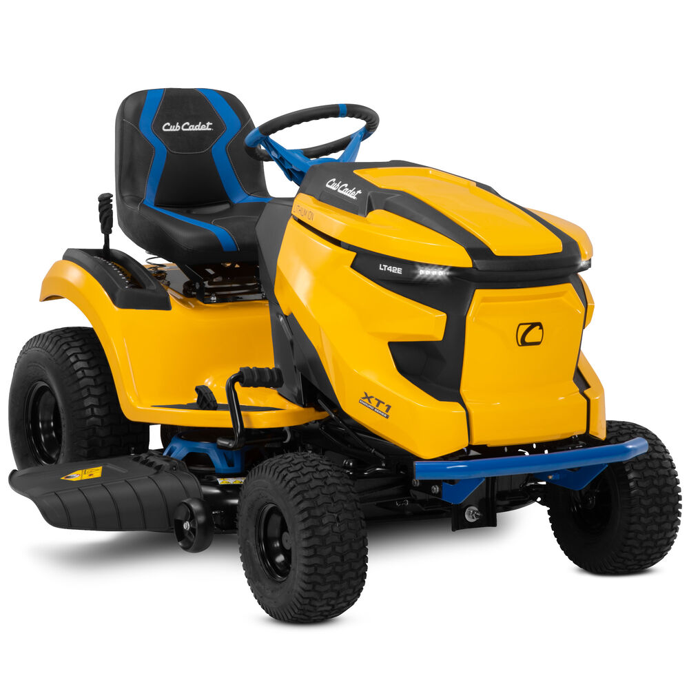 Cub Cadet, Cub Cadet XT1 Enduro LT 42 IN. 56-Volt MAX 60Ah Batterie Lithium-Ion Entraînement électrique sans fil Tracteur de pelouse autoportée