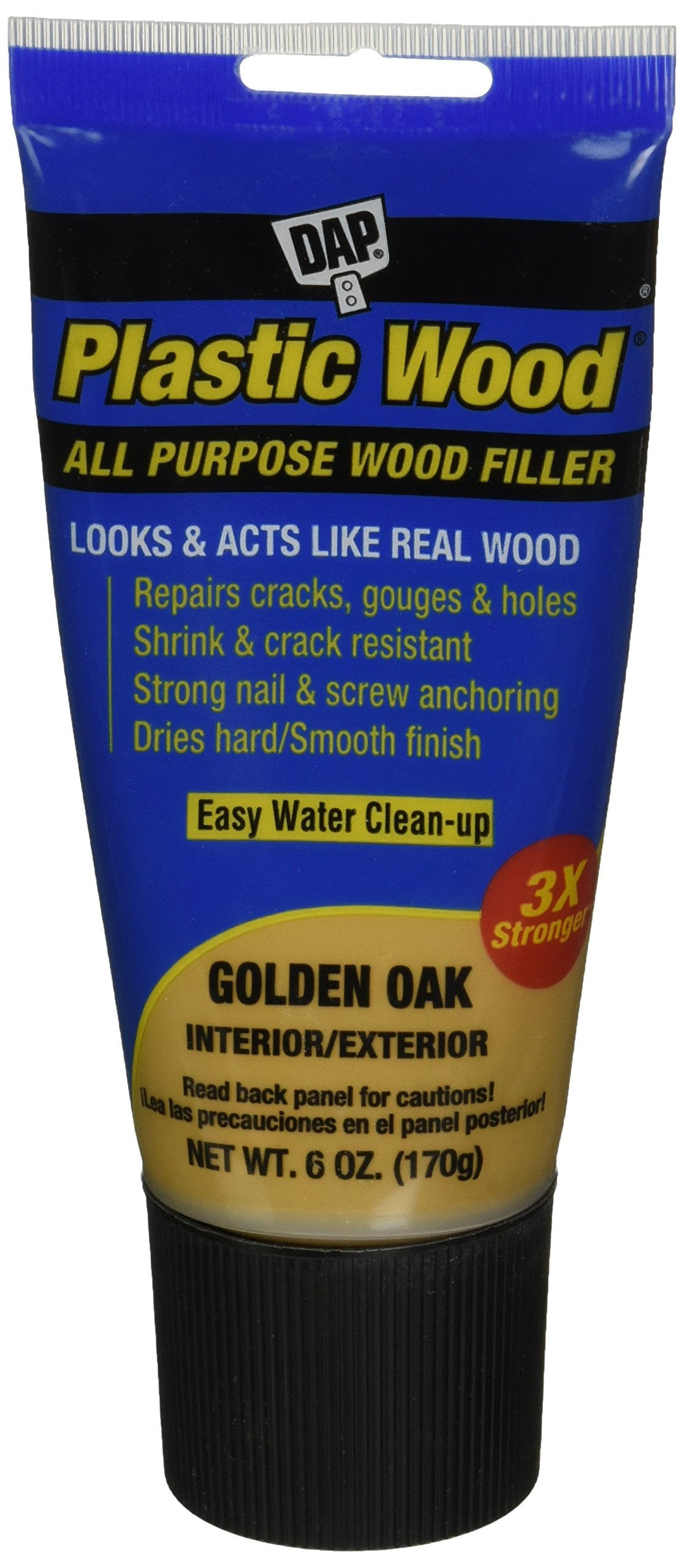 DAP, DAP 582 Series 00582 6oz Gold Latex Plastic Wood, Golden Oak