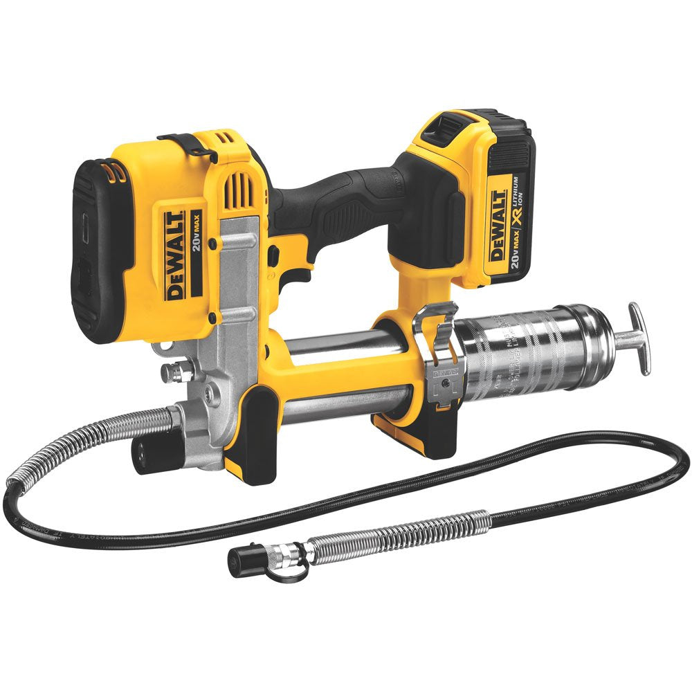 DEWALT, DEWALT 20V MAX Grease Gun Kit, sans fil, 42 Long Hose, 10,000 PSI, Variable Speed Triggers, batterie et chargeur inclus (DCGG571M1)