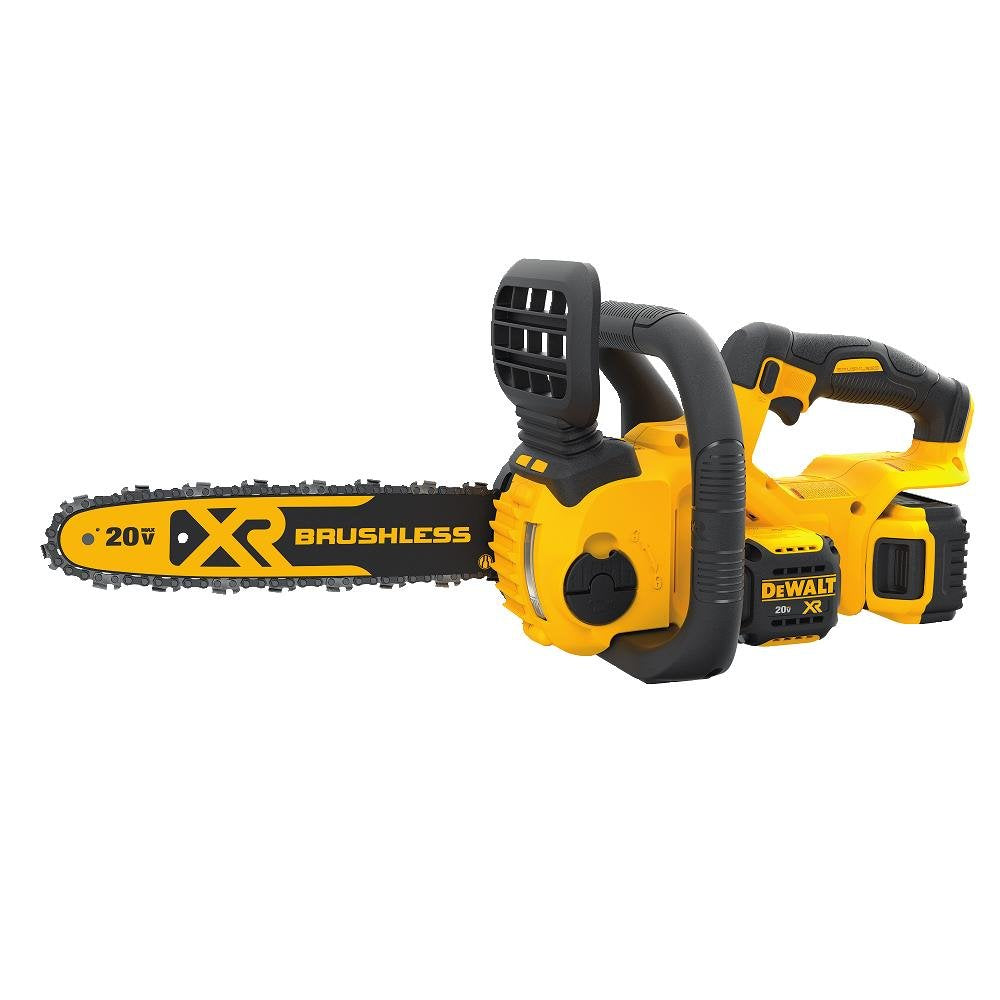 DEWALT, DEWALT 20V MAX* XR Chainsaw Kit, 5-Ah Battery, 12-Inch (DCCS620P1) [ENLEVEMENT LOCAL UNIQUEMENT]