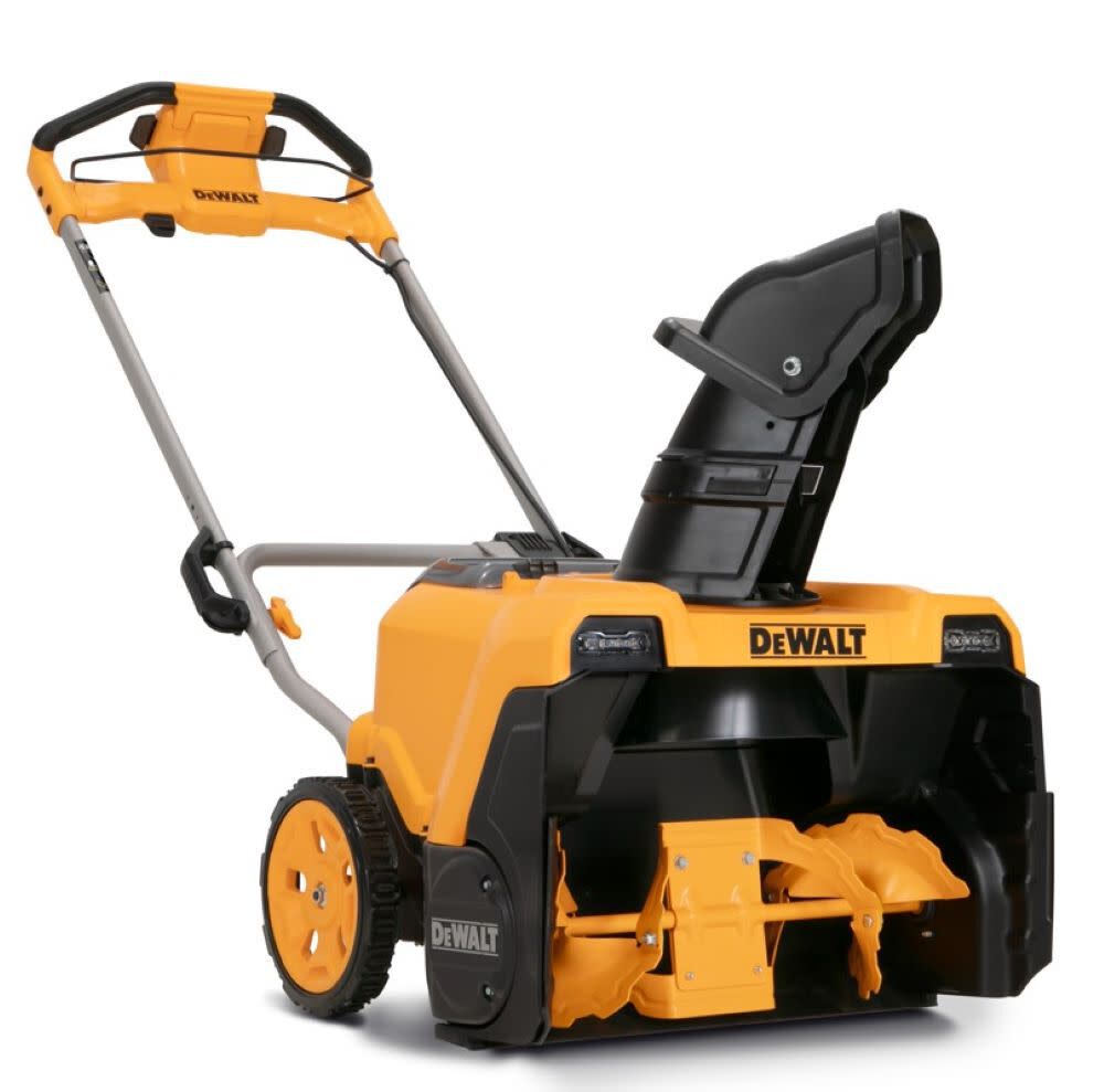 DEWALT, DEWALT 60-Volt 21 in. Maximum Souffleuse à neige électrique sans fil à un étage avec deux batteries FLEXVOLT de 4,0 Ah et deux chargeurs