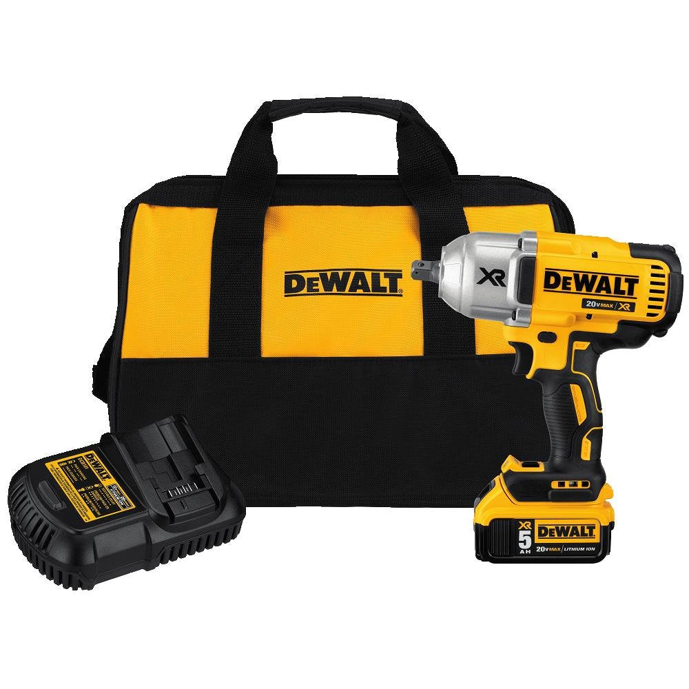 DEWALT, DEWALT DCF899P1 - DEWALT 20-Volt MAX XR Clé à chocs sans fil et sans balais 1/2 po à couple élevé avec enclume à goupille de retenue, (1) batterie 20-Volt 5.0Ah