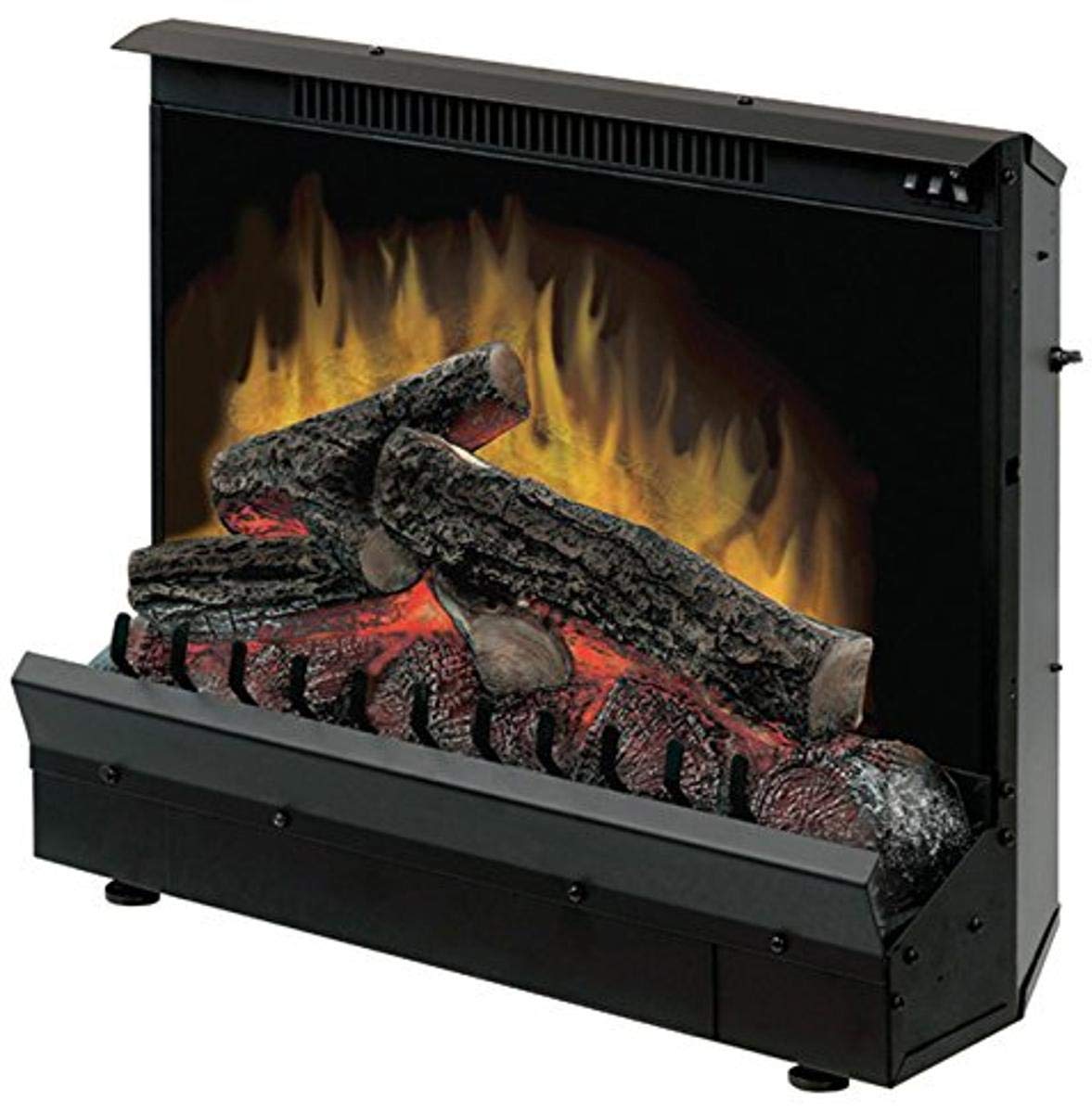 DIMPLEX, Dimplex U.S DFI2309 Standard 23" Log Set Electric Fireplace Insert, 120V, 1375W, 11.5 Amps, Black