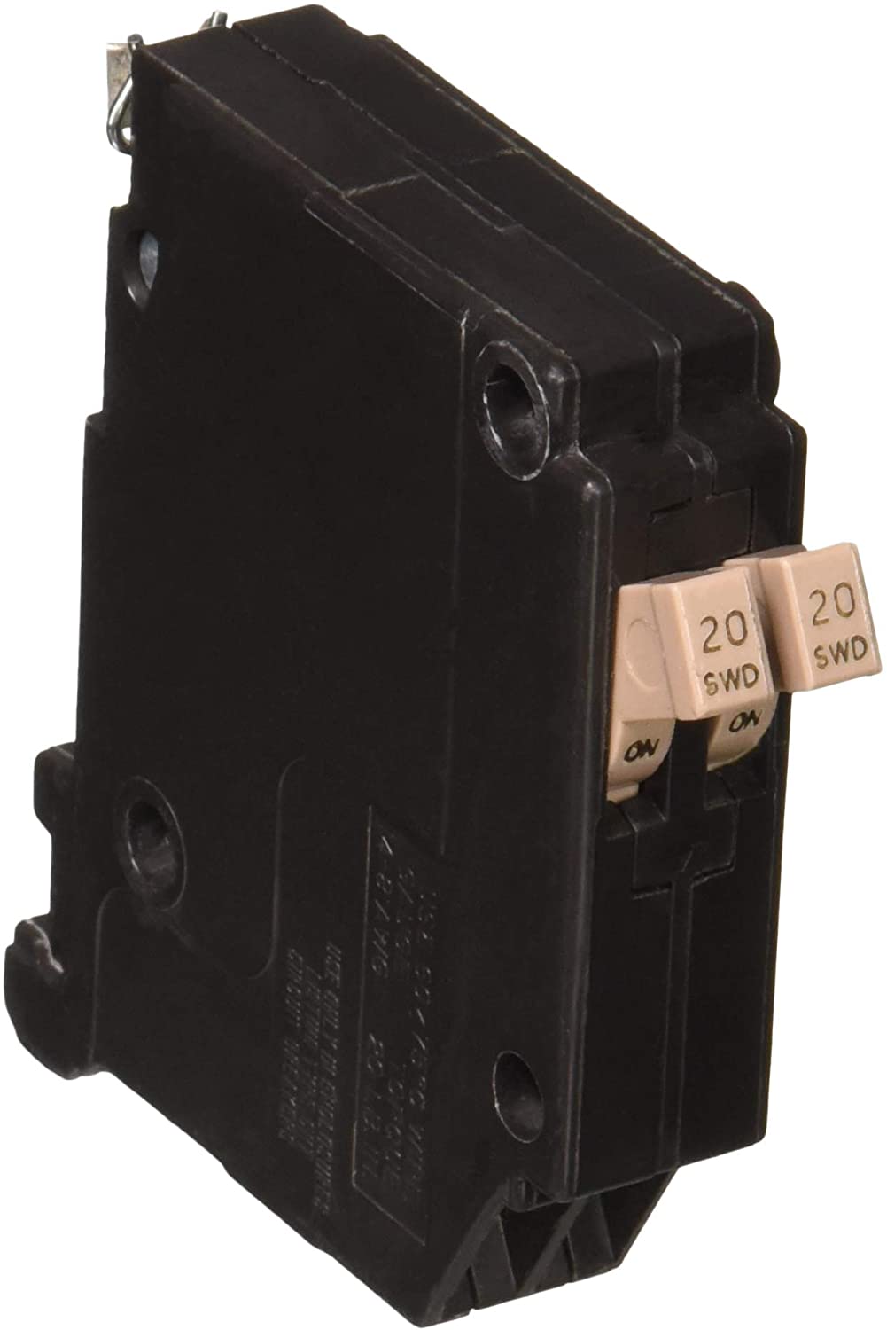 Eaton, EATON CHT2020CS Disjoncteur Cutler Hammer, 20 A, 120/240 Vac, 10 Ka, 14-8 Awg, 1 Poles, Plug-On Mount