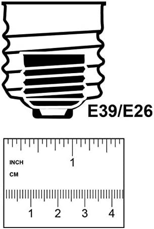 Feit Electric, Feit Electric 300-Watt Equivalent CFLNI Quad Tube E26 Base with Mogul Base Adapter Non-Dimmable CFL Light Bulb, Daylight 6500K