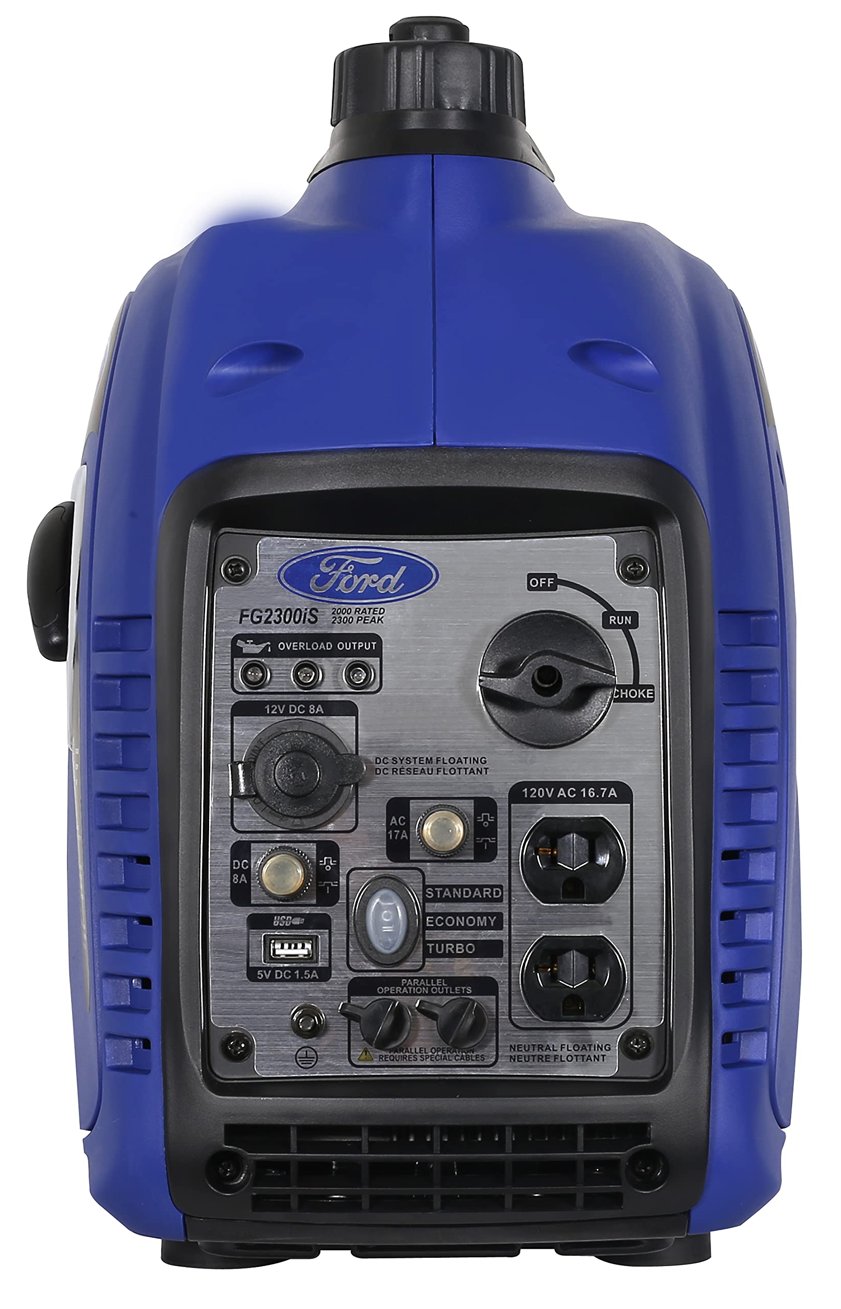 Ford, Ford FG2300iS 2300W Silent Series Inverter Generator, Bleu (Remis à neuf)