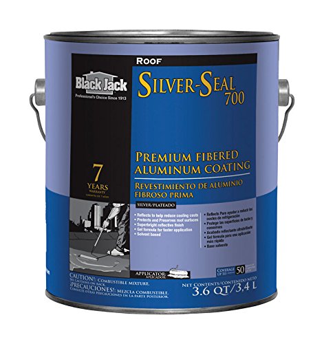 GARDNER-GIBSON, GARDNER-GIBSON 5177-A-34 Black Jack Silver-Seal 700 Revêtement d'aluminium fibré, 3.6 Qt