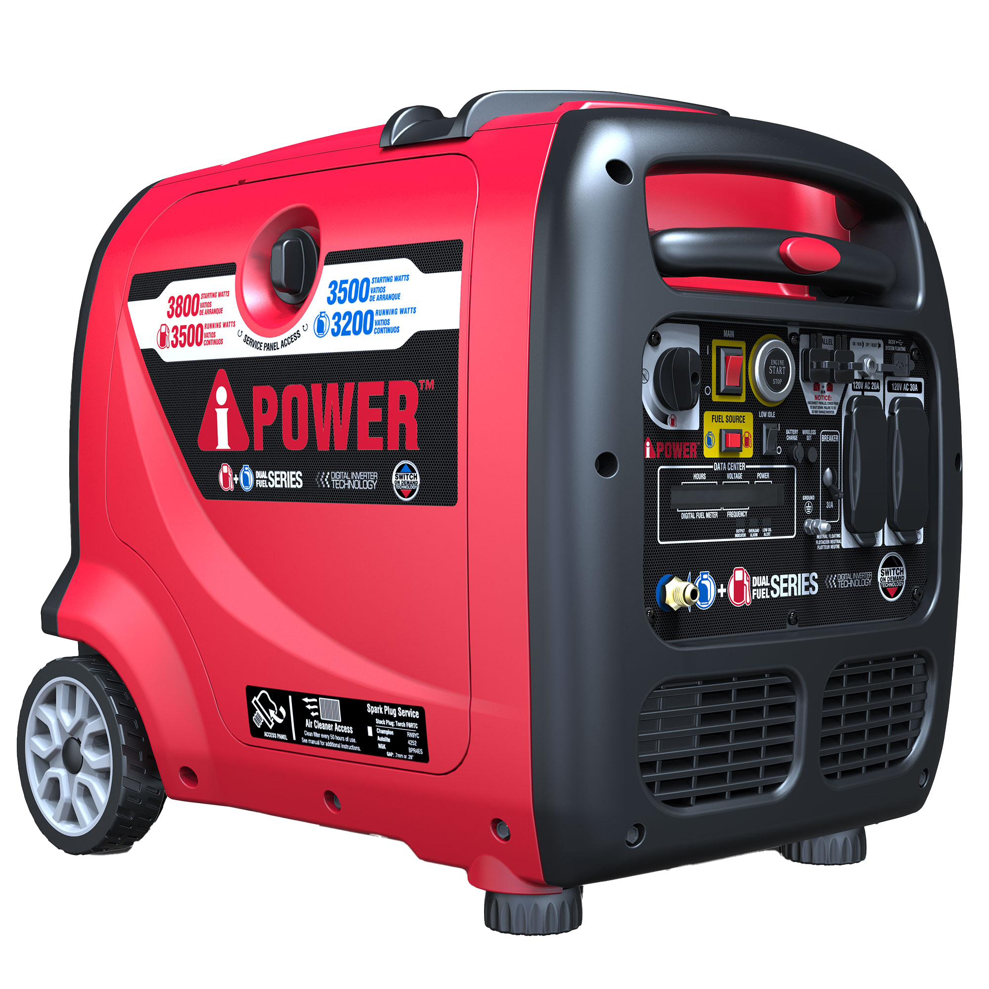 A-iPower, Générateur A-iPower bi-carburant SUA3800iED restauré (Remis à neuf)