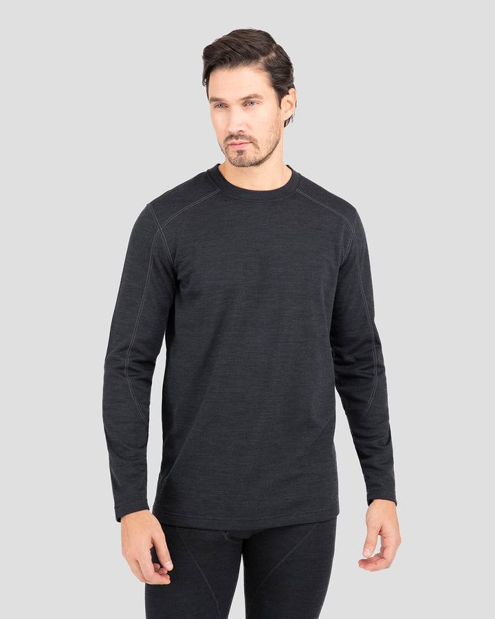 Terramar, Hommes Thermawool 3.0 Heavyweight Thermal Crew Shirt