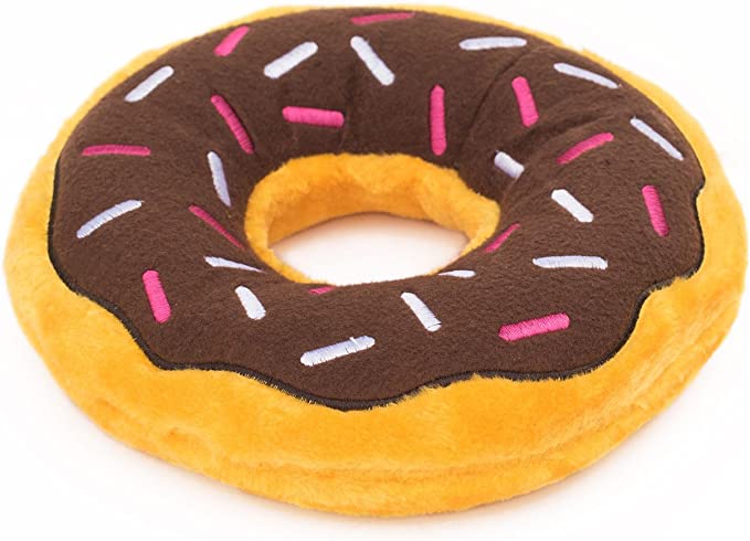 Zippy Paws, Jouet Donutz Junior Chocolat