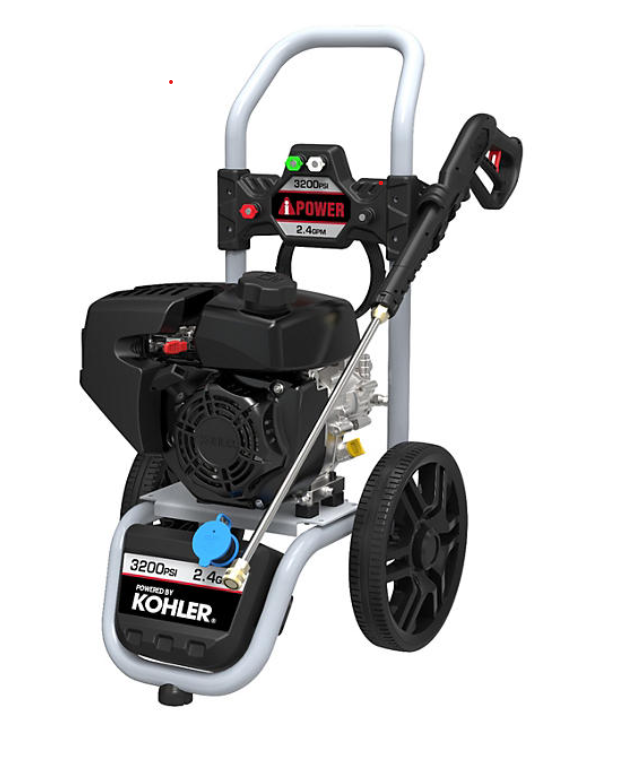 A-iPower, Laveuse à pression A-iPower 3,200 PSI restaurée avec moteur Kohler 196cc OHV 2.4 GPM (Remis à neuf)