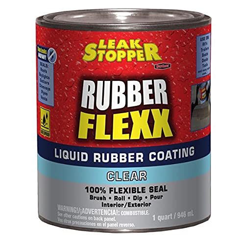 Leak Stopper, Leak Stopper ? 1 Quart de caoutchouc blanc Flexx Coating Waterproof Roof Sealant Pour Sceller les Fissures Rapidement