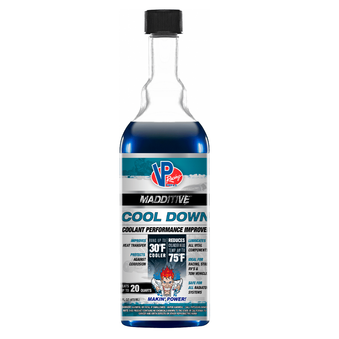 Vp Racing, Madditive Cool Down : Additif de refroidissement pour essence et diesel - 16 Oz