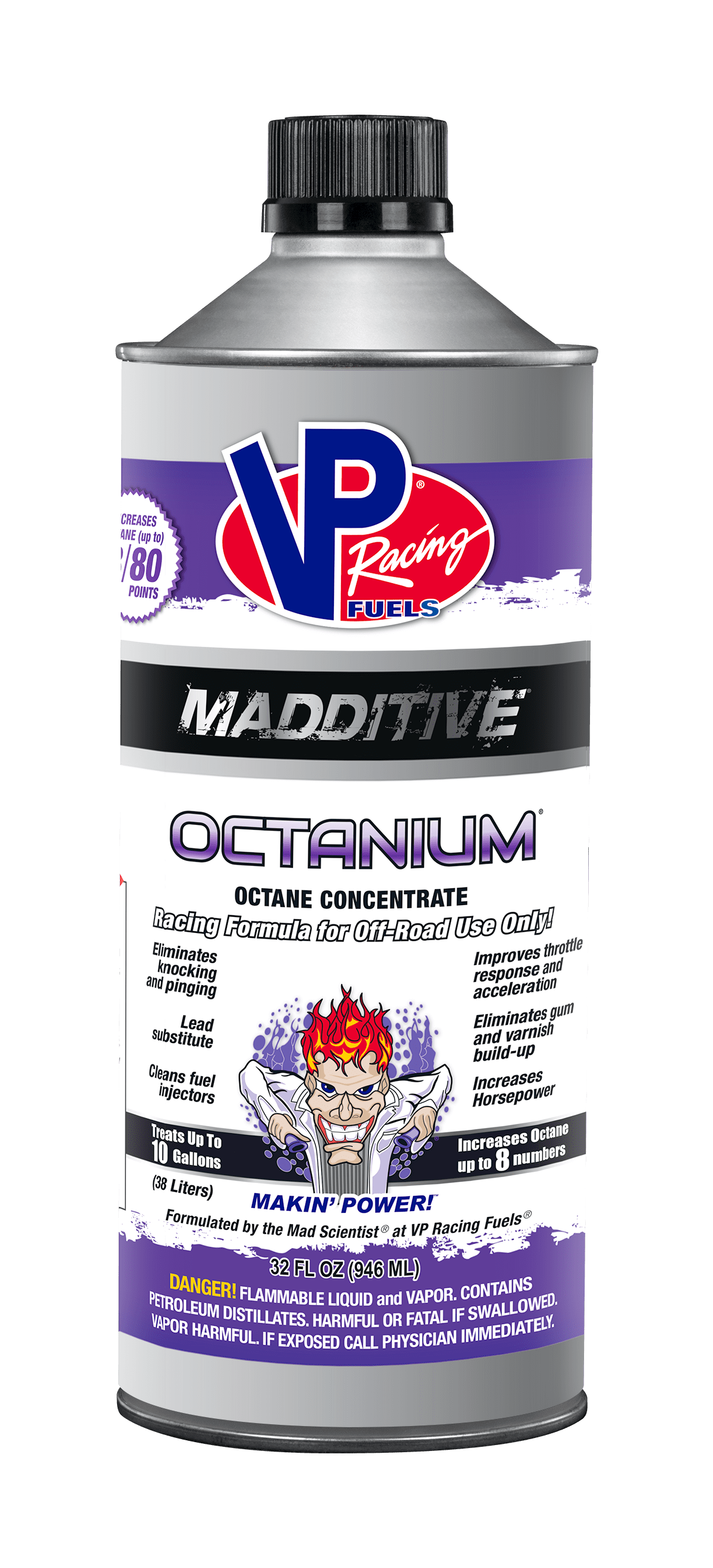 Vp Racing, Madditive Vp Octanium Octane Booster - 32 Oz