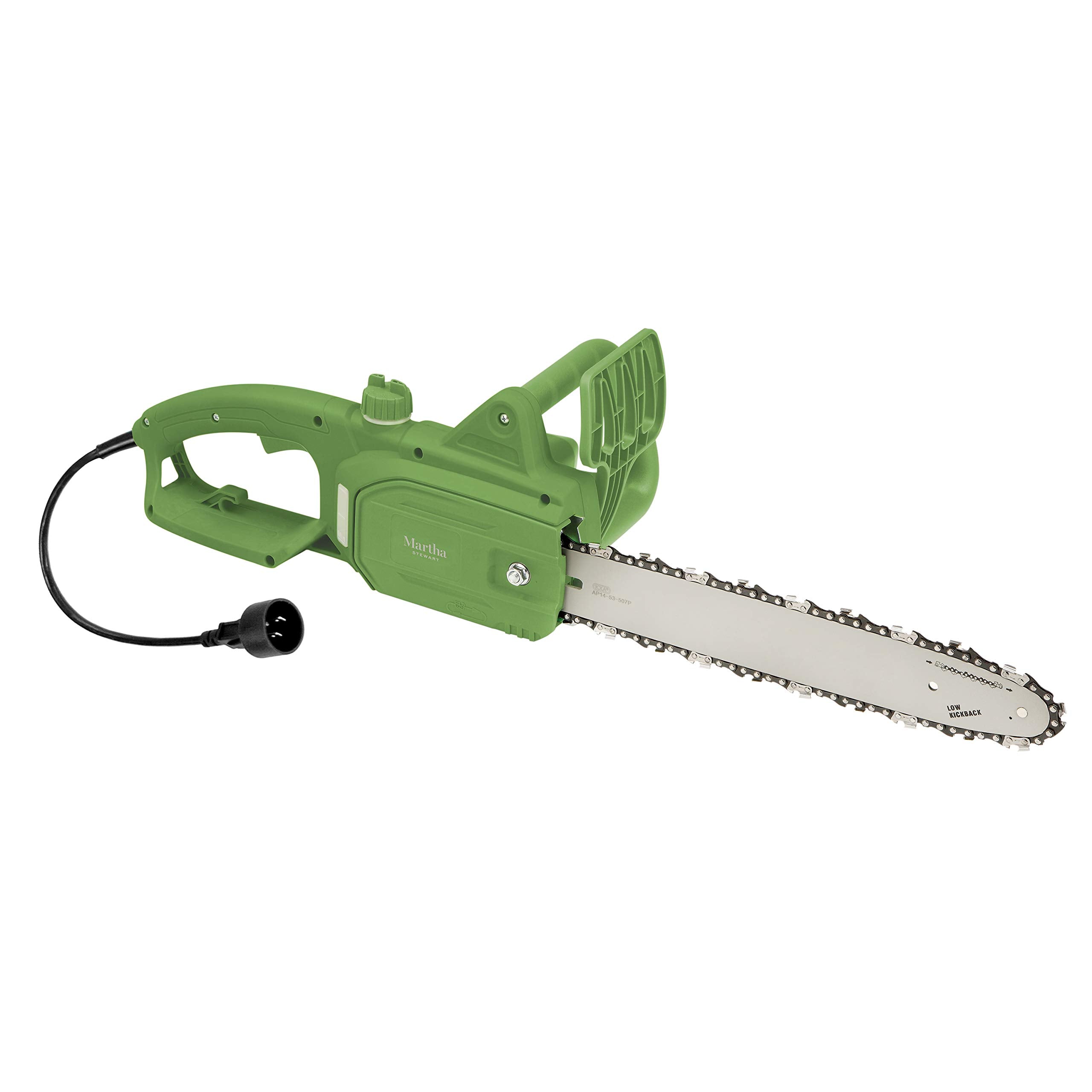 Martha Stewart, Martha Stewart MTS-ECS14 14-inch 9-Amp Low Kickback Electric Handheld Chainsaw [REMANUFACTURED] (tronçonneuse électrique manuelle à faible rebond)