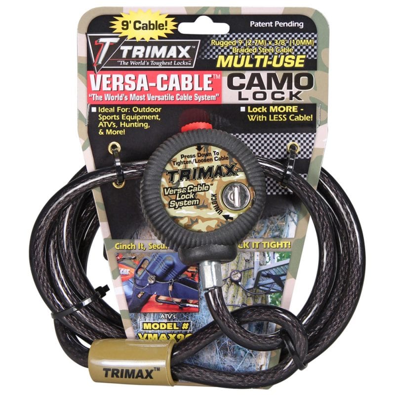 Trimax, Multi-Use Versa Cable Lock - Camo