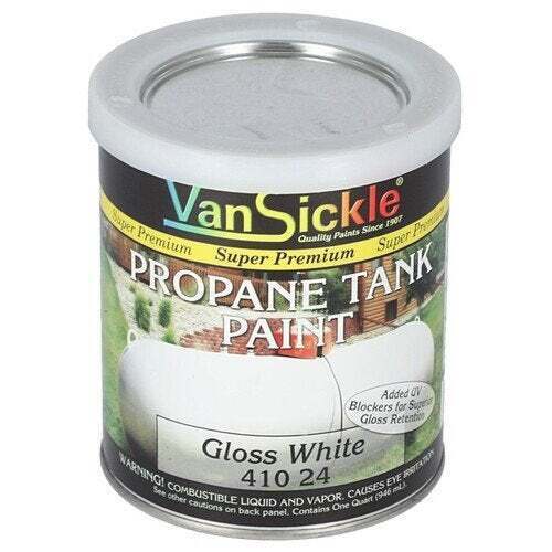 Van Sickle, Peinture pour réservoir de propane Qt - blanc brillant