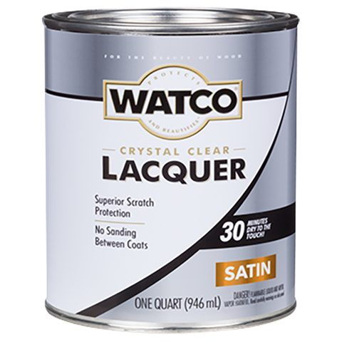 WATCO, QT Vernis transparent pour bois - Satiné