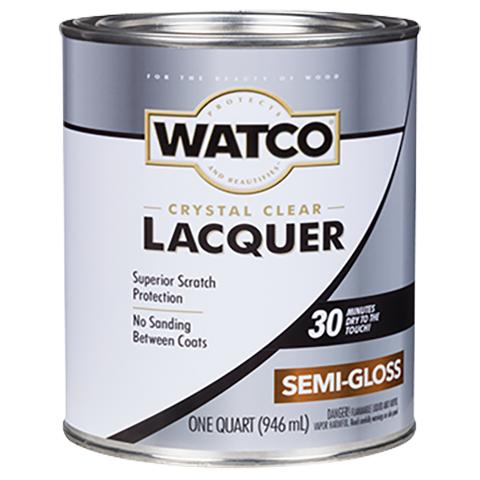 WATCO, QT laque transparente pour bois - semi-brillant