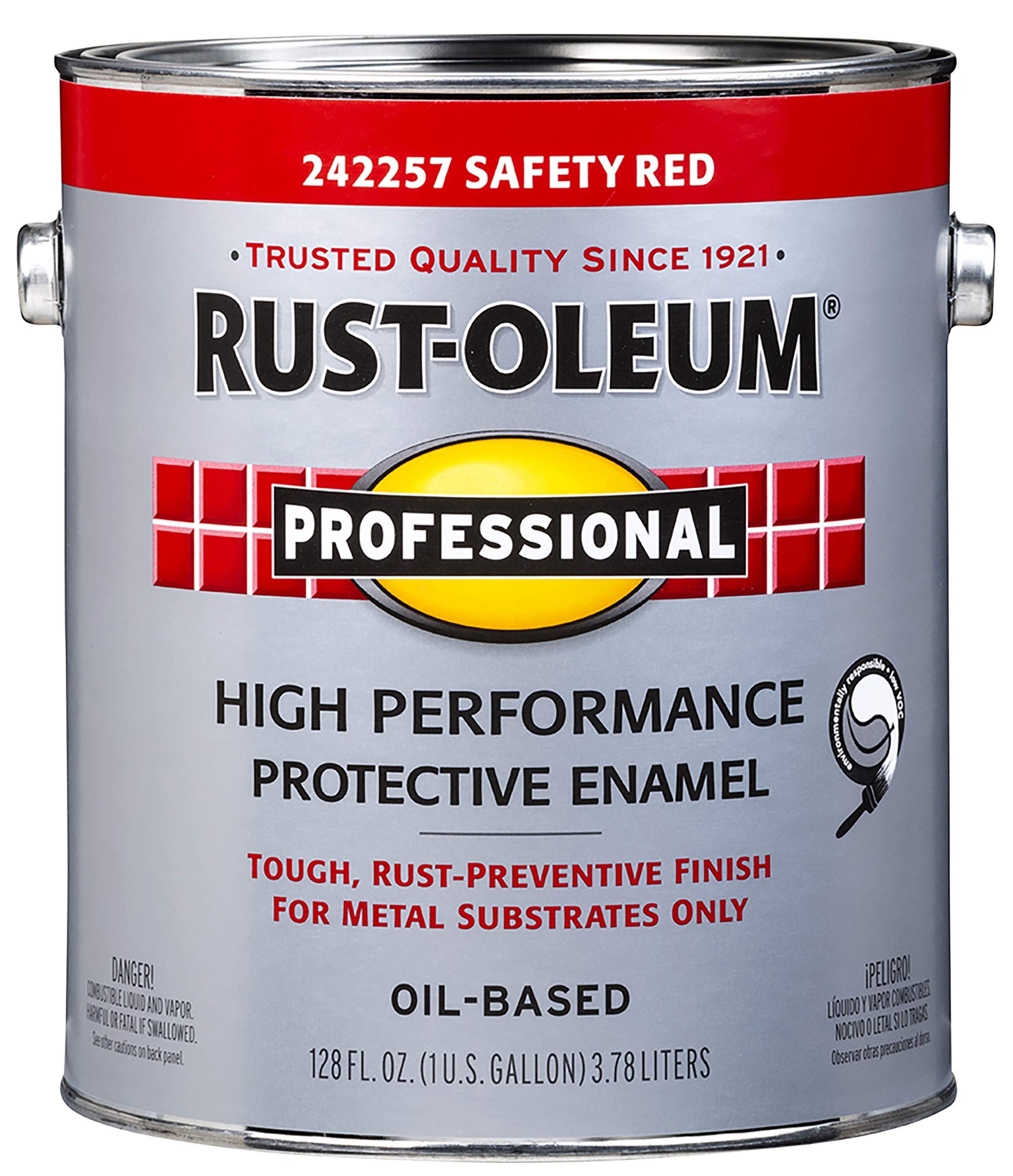 Rust-Oleum, RUST-OLEUM 242257 Professional Gallon Safety Red Protective Enamel (émail protecteur rouge sécurité)