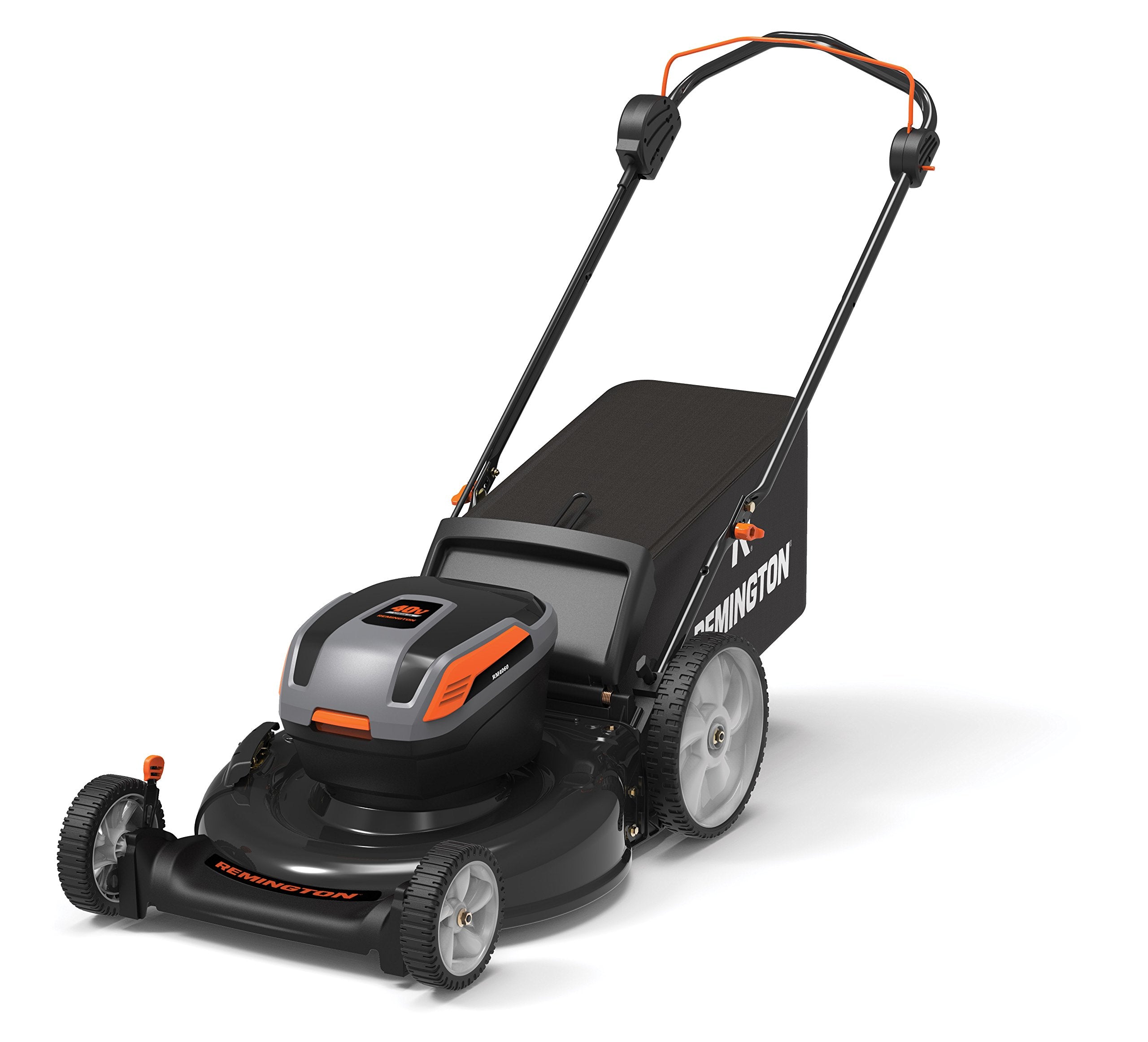 Remington, Remington RM4060 40V 21-Inch Cordless Battery-Powered Push Lawn Mower with Electric Start (tondeuse à gazon poussée sans fil de 21 pouces avec démarrage électrique)