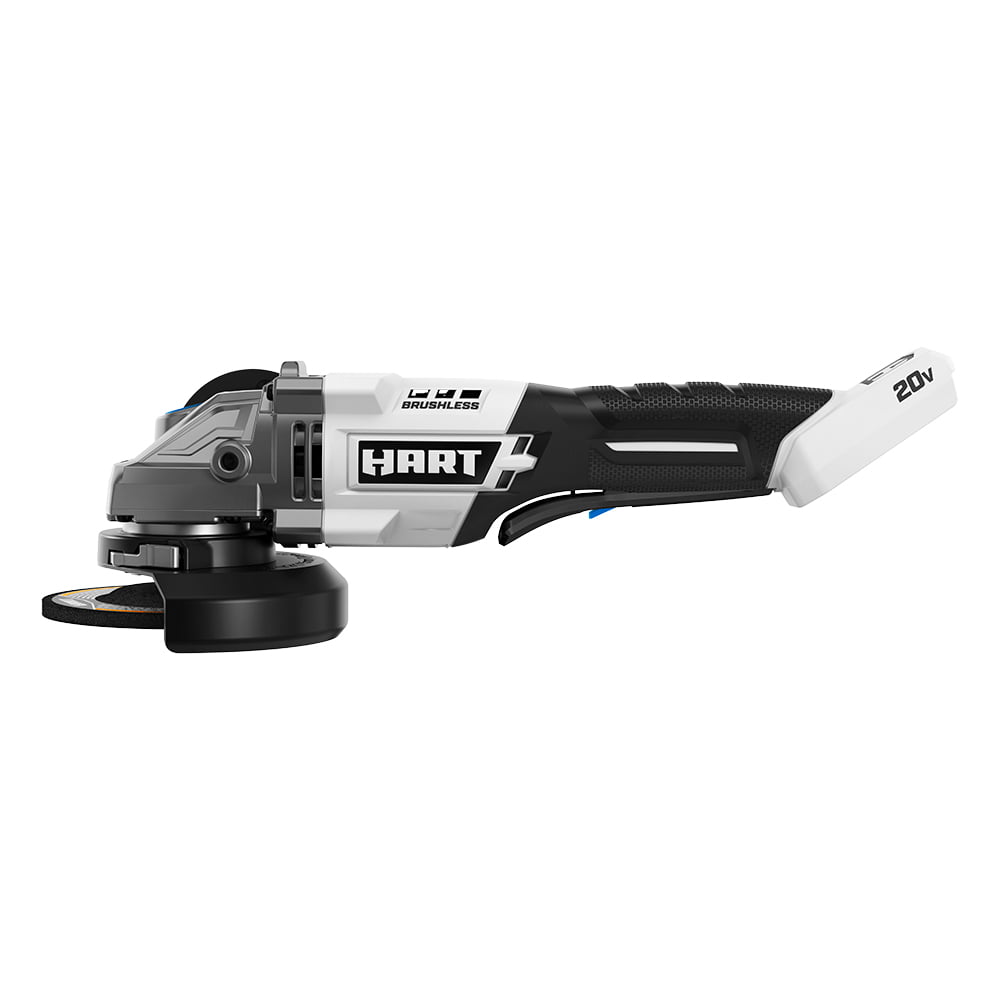 HART, (Restauré) HART 20-Volt Brushless 4-1/2-Inch Angle Grinder/Cutoff Tool (Battery Not Included) (Refurbished)