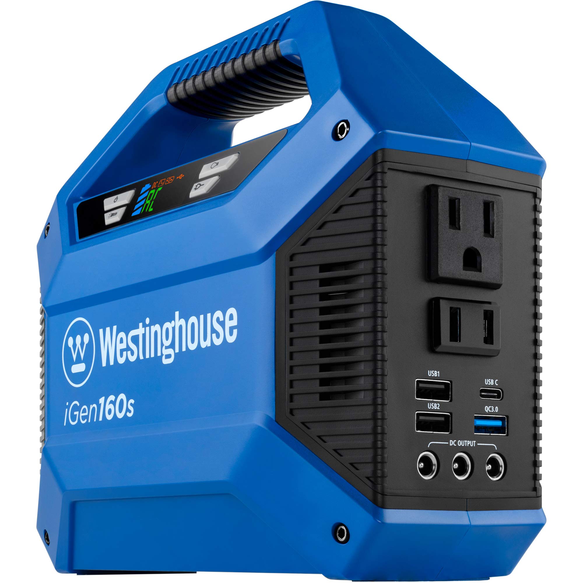 Westinghouse, Restauré Scratch and Dent Westinghouse 155Wh 150 Peak Watt Portable Power Station & Solar Generator, Pure Sine Wave AC Outlet, Backup Lithium Battery, (Solar Panel Not Included) (Refurbished)