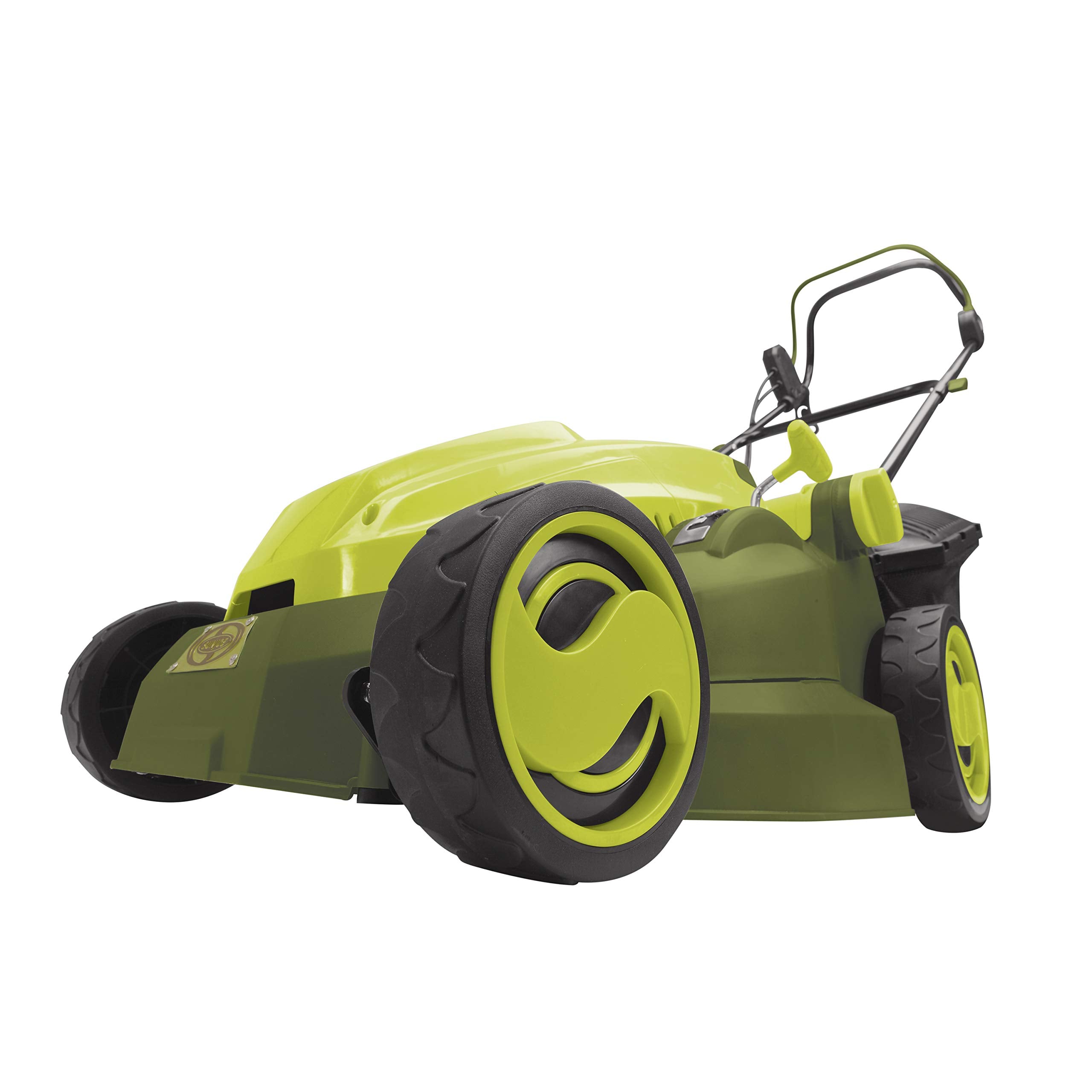 Sun Joe, (Restauré) Sun Joe MJ402E 16-Inch 12-Amp Electric Lawn Mower + Mulcher, 6-Position Height Adjustment, 9.3-Gallon Detachable Grass Collection Bag (Refurbished)