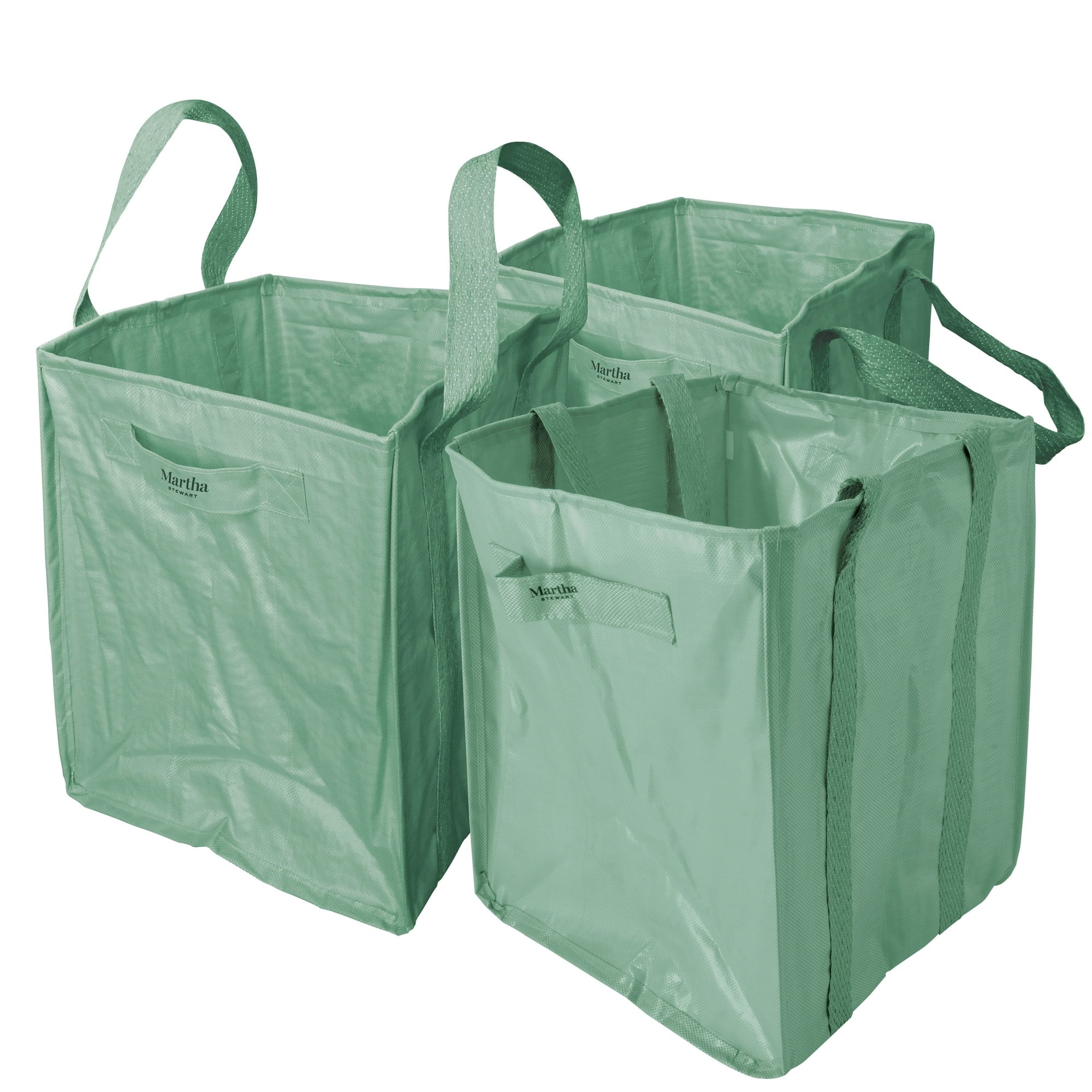 Martha Stewart, Restored Martha Stewart MTS-MLB3-MGN 3-Pk. 20-In x 20-In x 24-In All-Purpose Garden Bag (Vert) (Remis à neuf)