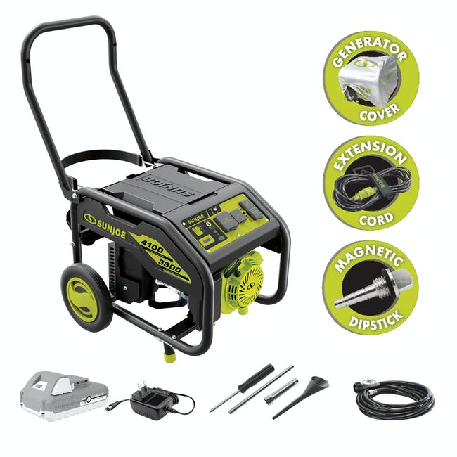 Power Joe, Restored Power Joe SJG4100LP Portable Propane Generator | Push-Button Electric + Recoil Start | 4100 Starting Watt | 3300 Running Watt [Remanufactured] (en anglais seulement)