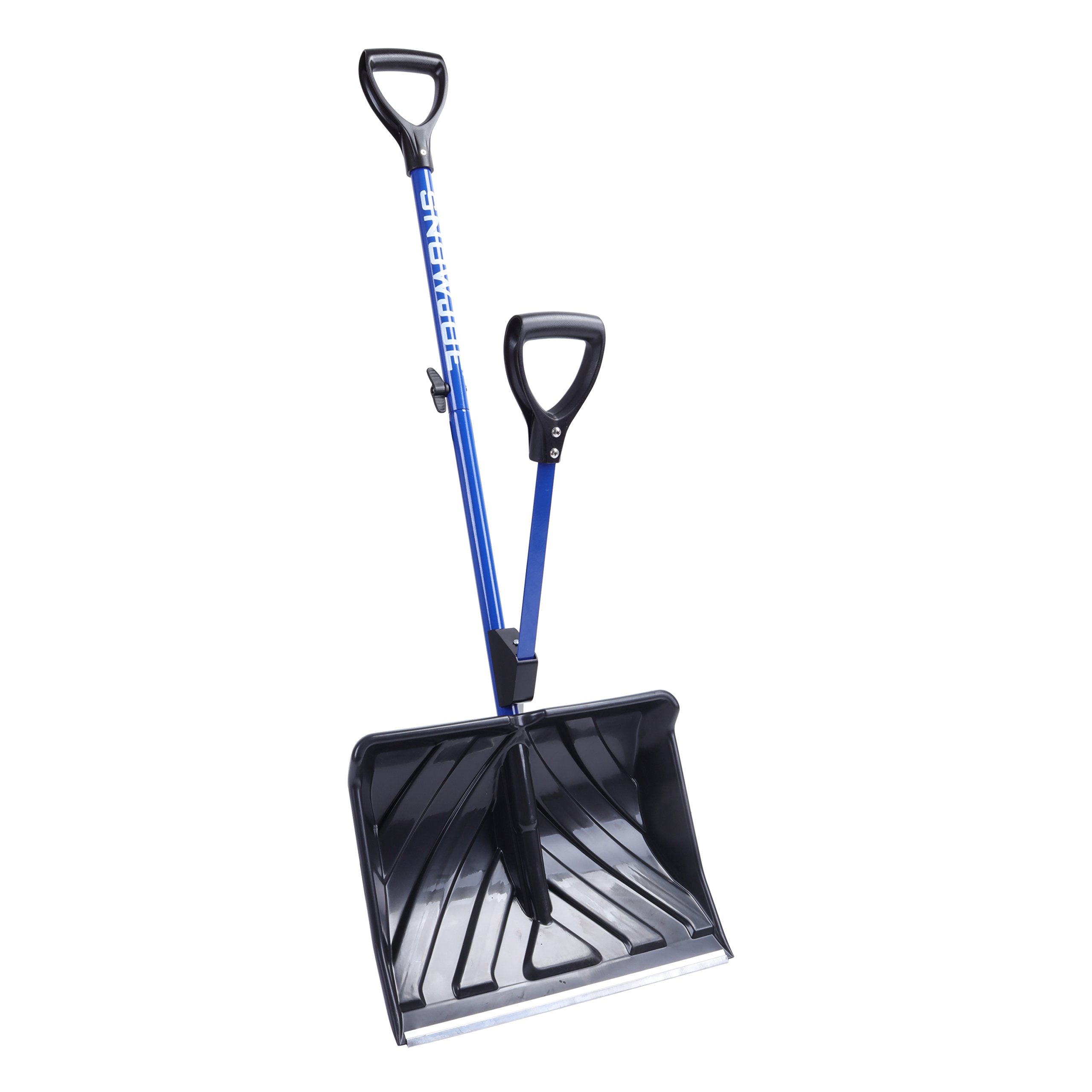 Snow Joe, Restored Snow Joe Shovelution SJ-SHLV01 18-in Strain-Reducing Snow Shovel avec Spring Assisted Handle, Blue (Refurbished)