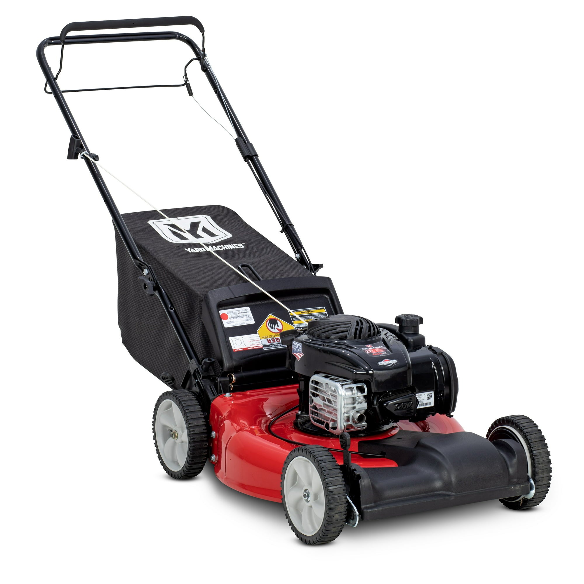 Machines de chantier, Restored Yard Machines 21-in FWD Walk Behind Lawn Mower With 140cc Briggs & Stratton Gas Powered Engine (Refurbished)