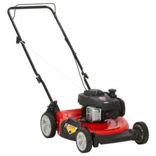 Machines de chantier, Restored Yard Machines 21-inch Gas Push Lawn Mower with 125cc Briggs & Stratton Engine (Refurbished) (Tondeuse à gazon poussée de 21 pouces avec moteur Briggs & Stratton de 125 cm3)