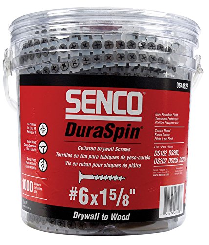 Senco, Senco DuraSpin No. 6 x 1-5/8 in. L Phillips 1000 lb 1000 pk