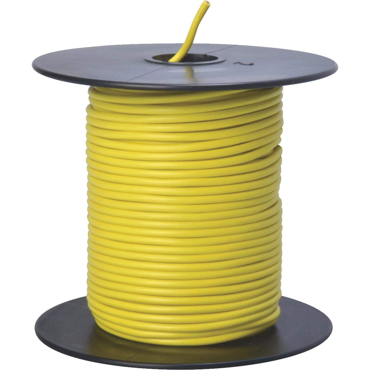 Fil de fer sud, Southwire 55843823 Fil primaire, bobine en vrac de calibre 18, 100 pieds, jaune